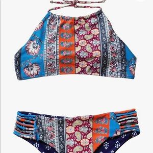 Halter bikini swimsuit